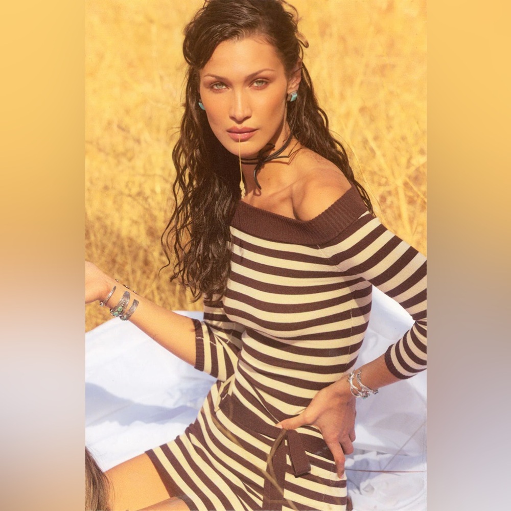 Bella Hadid x Frankie’s Bikini’s Saloon Knit Mini Dress!